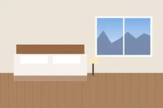 Doppelzimmer Dorfblick